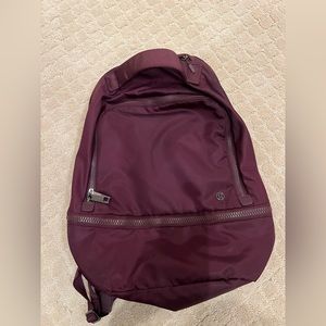 Lululemon Maroon City Adventurer Backpack